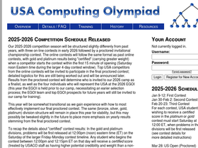 'usaco.org' screenshot