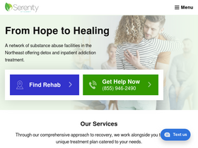 'serenityatsummit.com' screenshot