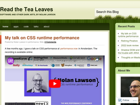 'nolanlawson.com' screenshot