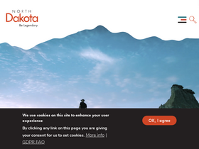 'ndtourism.com' screenshot