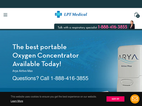 'lptmedical.com' screenshot