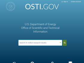 'osti.gov' screenshot
