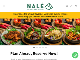 thenale.com homepage screenshot