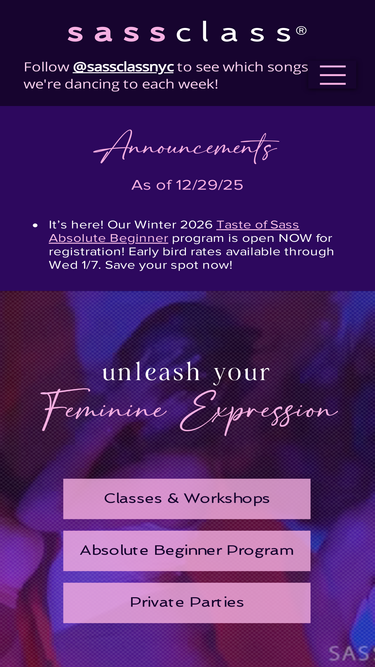 sassclassnyc.com