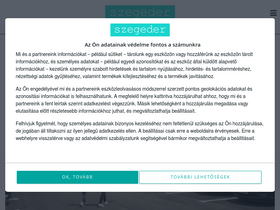 'szegeder.hu' screenshot