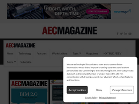 'aecmag.com' screenshot
