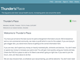 'thunders.place' screenshot