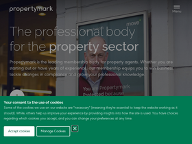 'propertymark.co.uk' screenshot