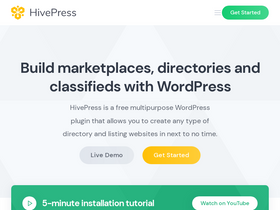 'hivepress.io' screenshot