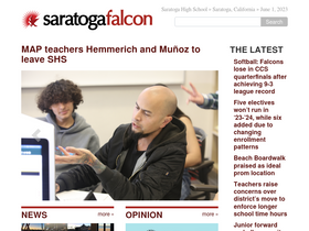 'saratogafalcon.org' screenshot