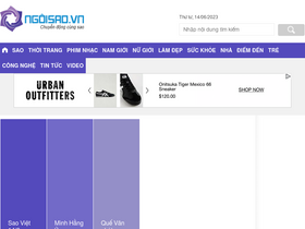 'ngoisao.vn' screenshot