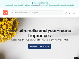 'candlescience.com' screenshot