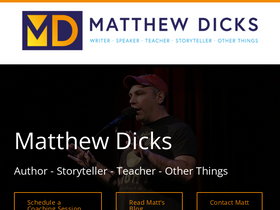 'matthewdicks.com' screenshot