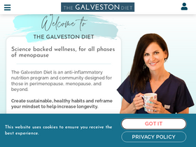 'galvestondiet.com' screenshot