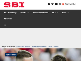 'sbisoccer.com' screenshot