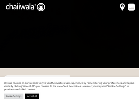 'chaiiwala.co.uk' screenshot