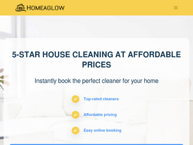 'homeaglow.com' screenshot