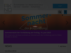 'arztnoe.at' screenshot