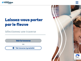 'traversiers.com' screenshot