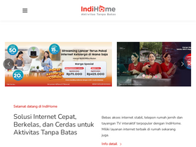 'indihome.co.id' screenshot