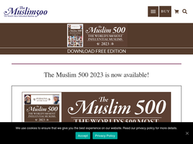 'themuslim500.com' screenshot