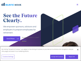 'slavic401k.com' screenshot