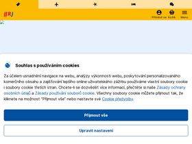'regiojet.cz' screenshot