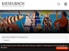 'kieselbach.hu' screenshot