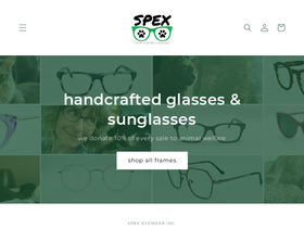 spexeyewearinc.com homepage screenshot