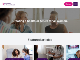 'jeanhailes.org.au' screenshot