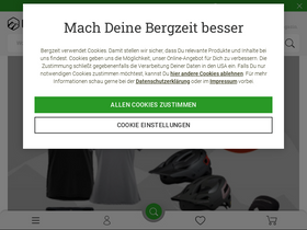 'bergzeit.ch' screenshot