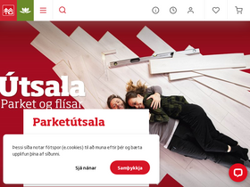 'husa.is' screenshot