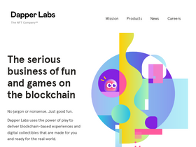 'dapperlabs.com' screenshot