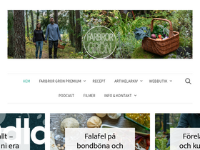 'farbrorgron.se' screenshot
