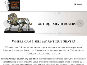 'antiquesilver.org' screenshot