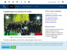 'wlecce.it' screenshot