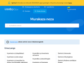 'irembo.gov.rw' screenshot