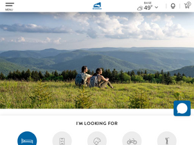 'snowshoemtn.com' screenshot