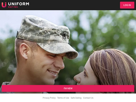 'uniformdating.com' screenshot