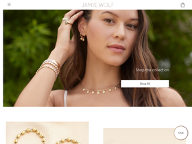 jamiewolf.com homepage screenshot