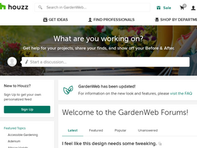 'gardenweb.com' screenshot