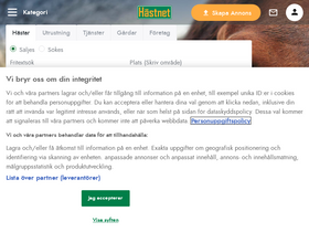 'hastnet.se' screenshot