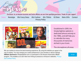 'simplyeighties.com' screenshot