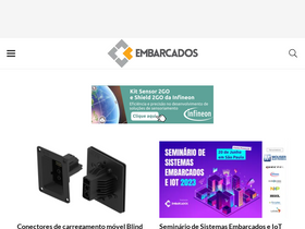 'embarcados.com.br' screenshot