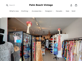 palmbeachvintage.com homepage screenshot