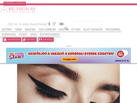 'noiportal.hu' screenshot