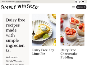 'simplywhisked.com' screenshot