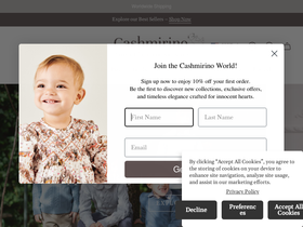Cashmirino website screenshot