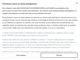 'modivo.lv' screenshot