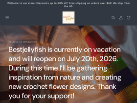 bestjellyfish.com homepage screenshot